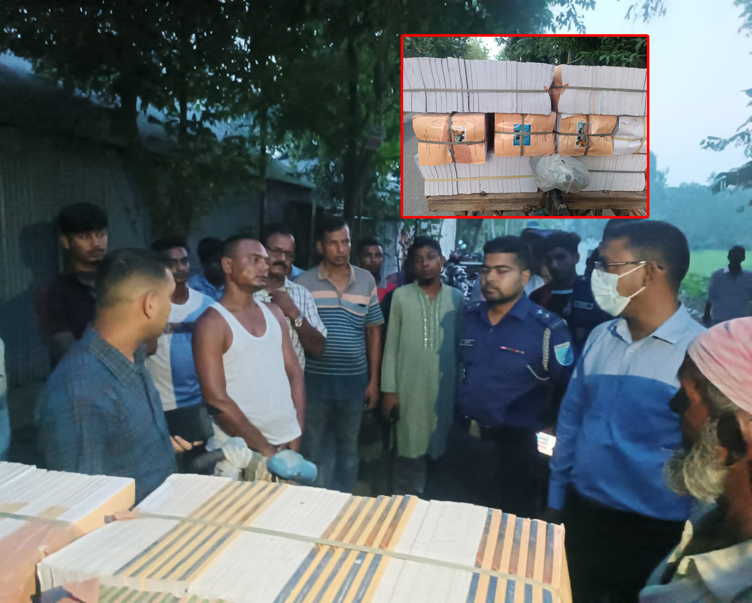 মধুপুরে বিনামূল্যের বিতরণযোগ্য পাঠ্য বই আটক, গ্রেফতার ১, থানায় মামলা
